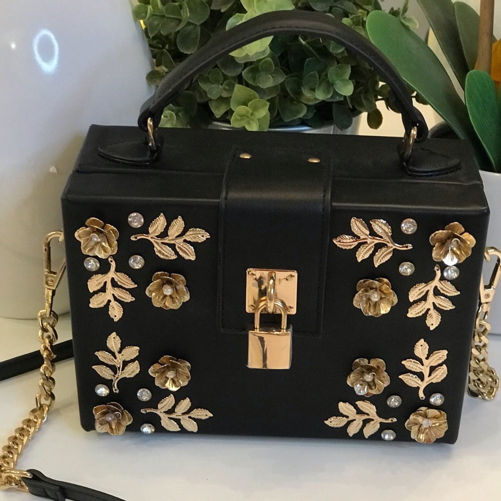 ALDO ADORNED BOX CROSSBODY!